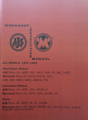 Matchless ajs workshop - matchless, manual